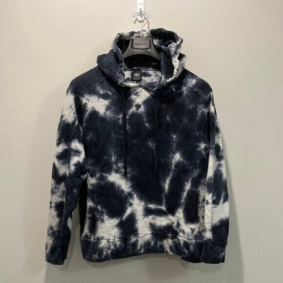 ZARA Black Tie Dye Hoodie Medium​ - Picture 2 of 11